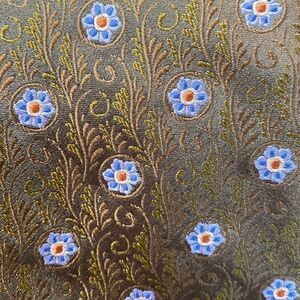 JOS. A. Bank 100% Silk Executive Tie Green Floral Print | Men’s Classic Business